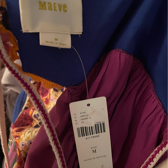 Violet Sunset Crocheted Dress by Maeve - Picture 6 of 6